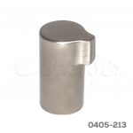 Botón Scope Zamak Ø=20 mm 4697 Z22 Niquel cepillado Tornillo M4x23-25mm