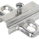 Base para bisagra FGV "Mini" "E12" niquelada
