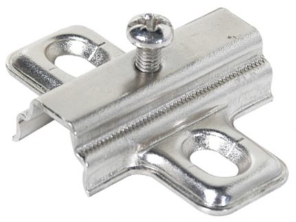 Base para bisagra FGV "Mini" "E12" niquelada