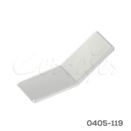 Jaladera Zamak cc 16 mm L=56 mm 4620 Z22 Niquel cepillado Tornillo M4x25mm