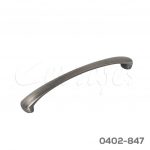 Jaladera Aluminio cc 160 mm L=177 mm 4715 A37 Niquel negro cepillado mate Tornillo M4x25mm