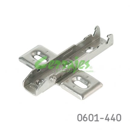 Base para bisagra Grass "Tiomos"  niquelada H=0mm 37x32mm