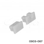 Cubierta gris para perfil 0903-066