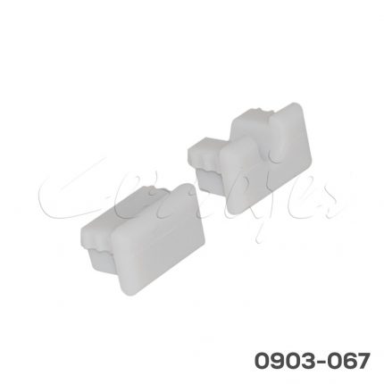 Cubierta gris para perfil 0903-066