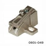 Base para bisagra Salice B2V3BW9S S200 niquelada 37x32mm Zamak, ajuste +10° a +30°