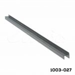Riel para panel de 12mm organizador para carpetas colgantes PVC Negro