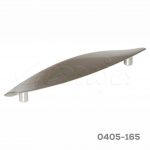 Jaladera Zamak cc 160 mm L=194 mm 4656 Z22 Niquel cepillado Tornillo M4x25mm