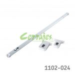 Tubo oval aluminio led 1000-900 mm con sensor/apagador sin/bat