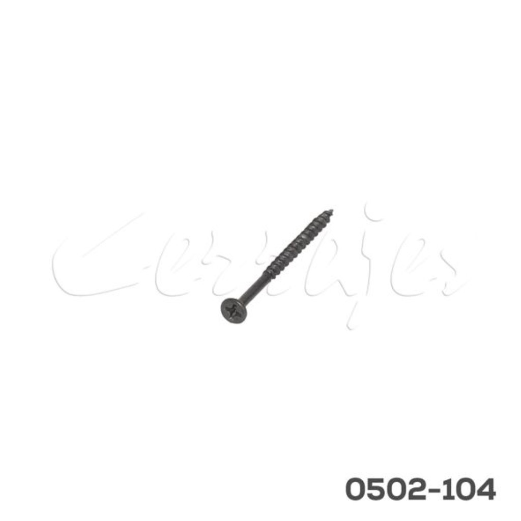 633072C0F76831E0E271CBD7DFE55FAC.jpg Tornillo para unión de madera cabeza plana "Sinker" #6 x2" (50,8 mm) PH2 Negro con punta - Imagen 1