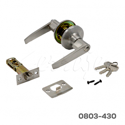 Manija puertas delgadas baño Mod. "Helena" mariposa/ranura, pestillo 60-70mm, Satinada