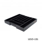 Organizador para cajón cubertero Cerrajes Bambú Negro 355 a 500mm x 445mm x 60mm