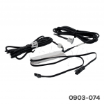 Sensor Infrarrojo proximidad doble puerta (2-60mm) montaje embutido, Max 30W, 12V