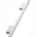 Jaladera Aluminio cc 160/192 mm L=260 mm 4587 Z22 Niquel cepillado Tornillo M4x23 - 25mm