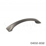 Jaladera Aluminio cc 96 mm L=121 mm 4707 A37 Niquel negro cepillado mate Tornillo M4x25mm