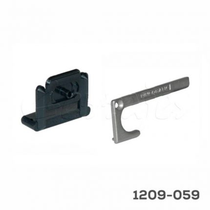 Bolsa de accesorios para jaladera "Syma 50" Champagne Inox Mate(2 cubiertas + 2 clips + 2 tornillos)