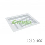 Organizador para cajón cubertero Cerrajes 400 mm Blanco