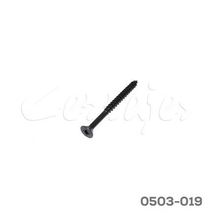 Tornillo cabeza plana "Combi" #14 x3" (76,2 mm) PH3/SQD3Negro con punta