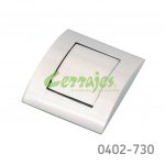 Jaladera Zamak cc 32 mm L=40 mm 4481 Z22 Niquel cepillado Tornillo M4x25mm