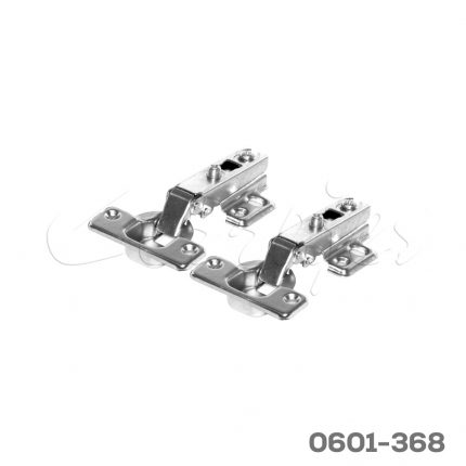 Bisagra sobrepuesta Cerrajes "Reforzada" Ø=35mm cuello 00 48x6mm 110° base 4 perf. H=4mm niquelada