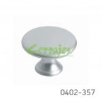 Botón Zamak Ø=39 mm 4354 Z09 Cromo mate Tornillo M4x25mm