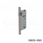 Mecanismo de seguridad 85x60 mm con 3 pernos para cilindro acabado inoxidable
