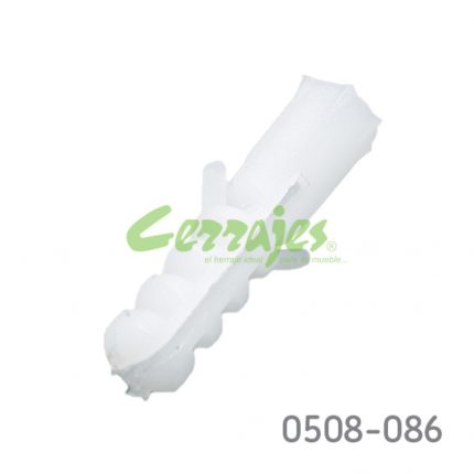 Taquete plástico para anclaje a muro Ø=1/2" (10mm) L=57,5mm