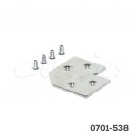 Escuadra interna para perfil E42 con 4 tornillos