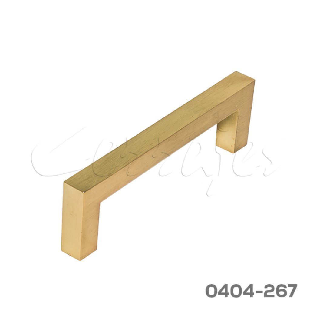 73082C44FFC2AC165DF966BF71EE9FC8-1.jpg Jaladera Zamak cc 96 mm L=105 mm 2106 Z27 Oro cepillado Tornillo #8 - 32x1" - Image 1