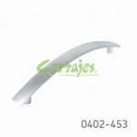 Jaladera Aluminio cc 128 mm L=157 mm 4274 A23 Niquel mate Tornillo M4x25mm