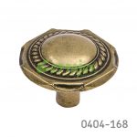 Botón Zamak Ø=32 mm 2006 Z11 Cuero Tornillo #8-32X1"