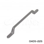 Jaladera Aluminio cc 160 mm L=226 mm 4723 A96 Grafito Tornillo M4x25mm