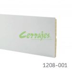 Zoclo plástico recubierto Volpato Serie-10 L=4 m H=150mm Plástico PP PVC color aluminio