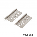 Bisagra biombo Satinada 102x76x2.5 mm (4''x3'') 2BB, caja con 2 bisagras