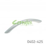 Jaladera Aluminio cc 96 mm L=120 mm 4256 Z09 Cromo mate Tornillo M4x25mm