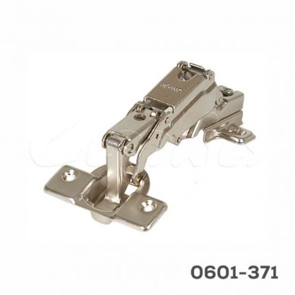 Bisagra con base para esquina Cerrajes Ø=35mm 48x6mm 165° niquelada autocierre embolsada