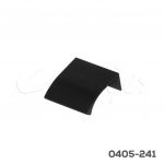 Jaladera Aluminio cc 20 mm L=40 mm 4569 A97 Anodizado cepillado negro mate