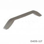 Jaladera Zamak cc 160 mm L=175 mm 4612 Z22 Niquel cepillado Tornillo M4x25mm