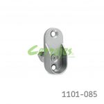 Brida para tubo oval sobre sistema "Lusso" niquelada