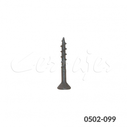 Tornillo para unión de madera cabeza plana "Sinker" #8 x1-1/2" (38,1 mm) PH2 Negro con punta