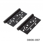 Bisagra biombo Negra 102x76x2.5 mm (4x3) 2BB, caja con 2 bisagras