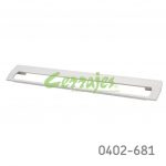 Jaladera Aluminio cc 320 mm L=335 mm 4506 A23 Niquel mate Tornillo M4x25mm