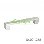 Jaladera Zamak cc 160 mm L=179 mm 4296 Z22 Niquel cepillado Tornillo M4x25mm