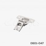 Bisagra para marco frontal Salice 5/8"  Serie CU Ø=35mm 45x9,5mm106° niquelada autocierre