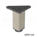 Pata cuadrada Champagne 40x40 mm H=110 mm para mueble