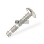 Tornillo recortable para jaladera M4 L=22 mm Paso 0,7 mm PH2/SL Zincado sin punta