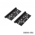 Bisagra biombo inoxidable Negra 102x76x2.5 mm (4''x3'') 2BB, caja con 2 bisagras