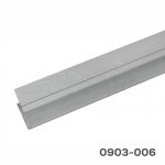 Perfil Aluminio Relux Gris Plata L=2,95m