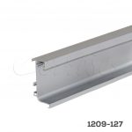 Perfil para iluminación LED sencillo Cerrajes "Gola" L=3 m H=57mm Aluminio anodizado natural mate