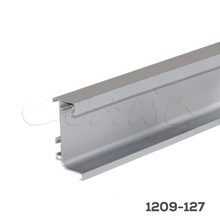 Perfil para iluminación LED sencillo Cerrajes "Gola" L=3000mm H=57mm Aluminio anodizado natural mate