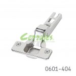 Bisagra semi-sobrepuesta Cerrajes "IKT" Ø=35mm cuello 08 48x6mm 110° Taquete Ø=10mm niquelada
